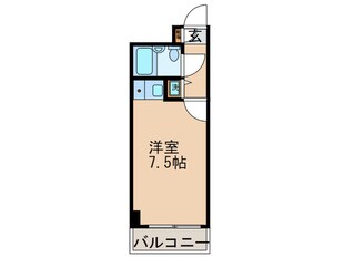 ﾗｲｵﾝｽﾞﾏﾝｼｮﾝ川崎四谷（４０８）の物件間取画像